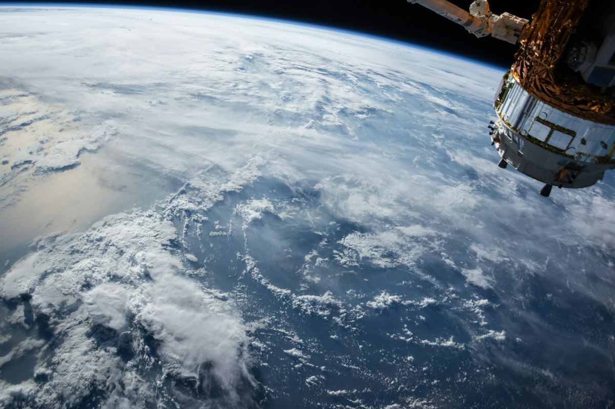 Earth from orbit.